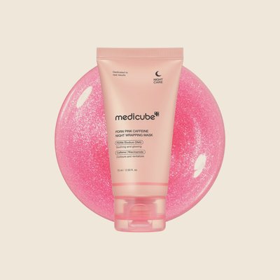 Medicube PDRN Pink Caffeine Overnight Wrapping Mask — Medicube