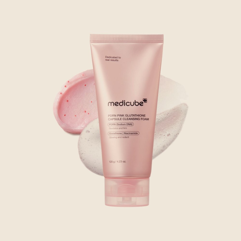Medicube PDRN Pink Glutathione Capsule Foam Cleanser — Medicube